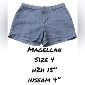 Magellan Outdoors light denim shorts 4